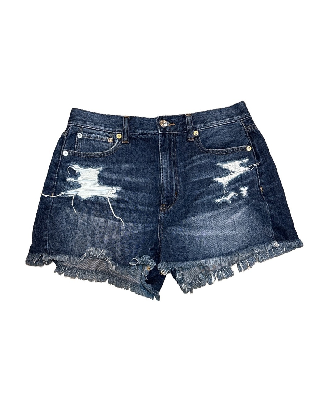 American Eagle Dark Blue Denim Women's Shorts. Size 6